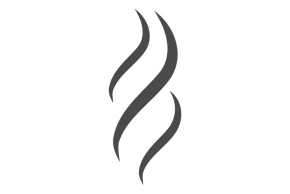 Aroma Icon: The Black Symbol of Motion and Scent