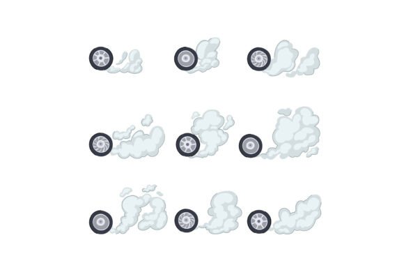 Car Wheel Generating Smoke Effect: Capturing Speed in Motion