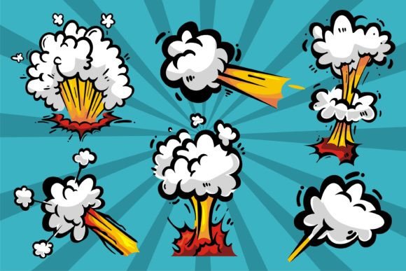 Comic Boom Cloud Motion Effect: Dynamic Energy for Modern Design