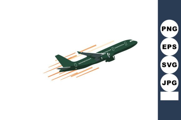 Commercial Airplane Flying with Motion L: Capture Dynamic Speed