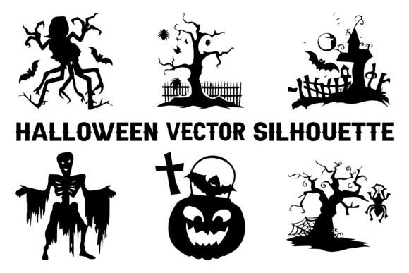 Eerie Halloween Vector Set: Elevate Your Spooky Designs