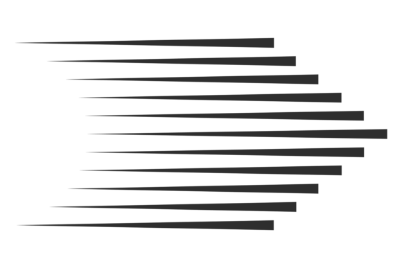 Fast Speed Comic Lines: Forward Motion B in Modern Design