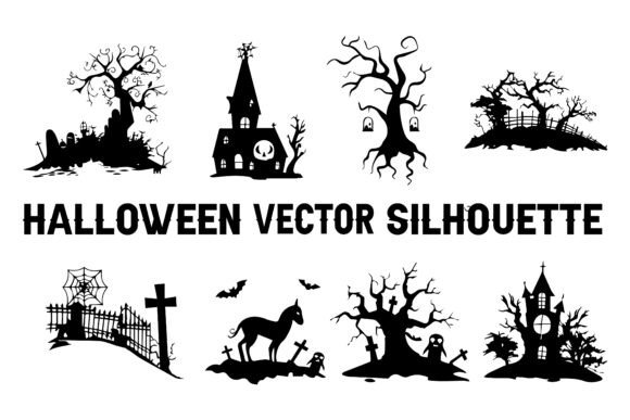 Fright Night Halloween Vector Set: Your Complete Spooky Design Toolkit