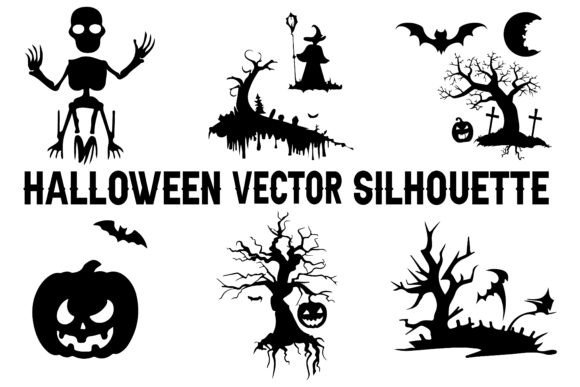 Haunted Halloween Silhouette Pack: Your Ultimate Design Toolkit