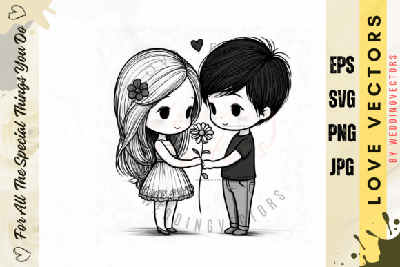 Infusing Romance into Your Designs with Weddingvectors - 220033