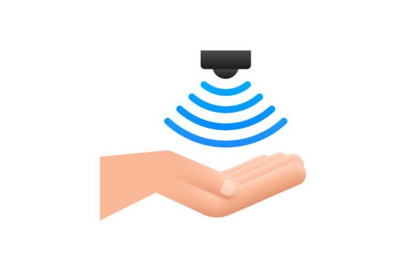 IR Sensor - Motion Sensor. Vector Stock: Essential Design Assets