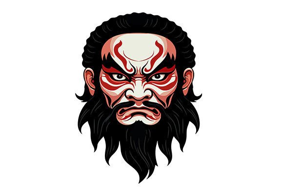 Kabuki Actor Vector Illustrations: A Treasury for Visual Storytellers
