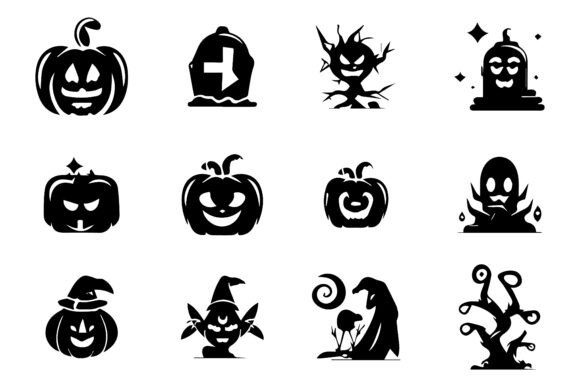 Unleash Halloween Magic with Trick or Treat Spooky Vector Art