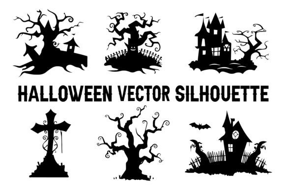 Unleash the Night: Mastering the Spooky Night Elements Vector Set