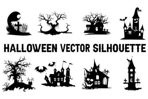 Unleash the Shadows: The Dark Magic Halloween Vector Pack
