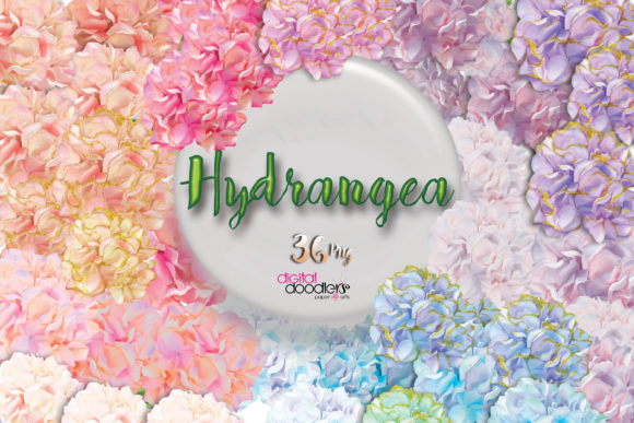 Watercolor Hydrangea Floral Bundle: Your Complete Design Toolkit